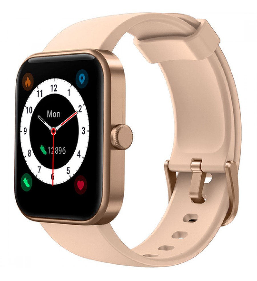 Smartwatch Blulory Glifo 208 de 45mm con Bluetooth/5ATM - Rose Gold