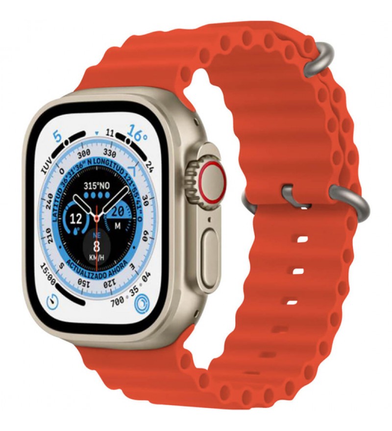 Smartwatch Blulory Glifo 8 Ultra de 49mm con Bluetooth - Orange
