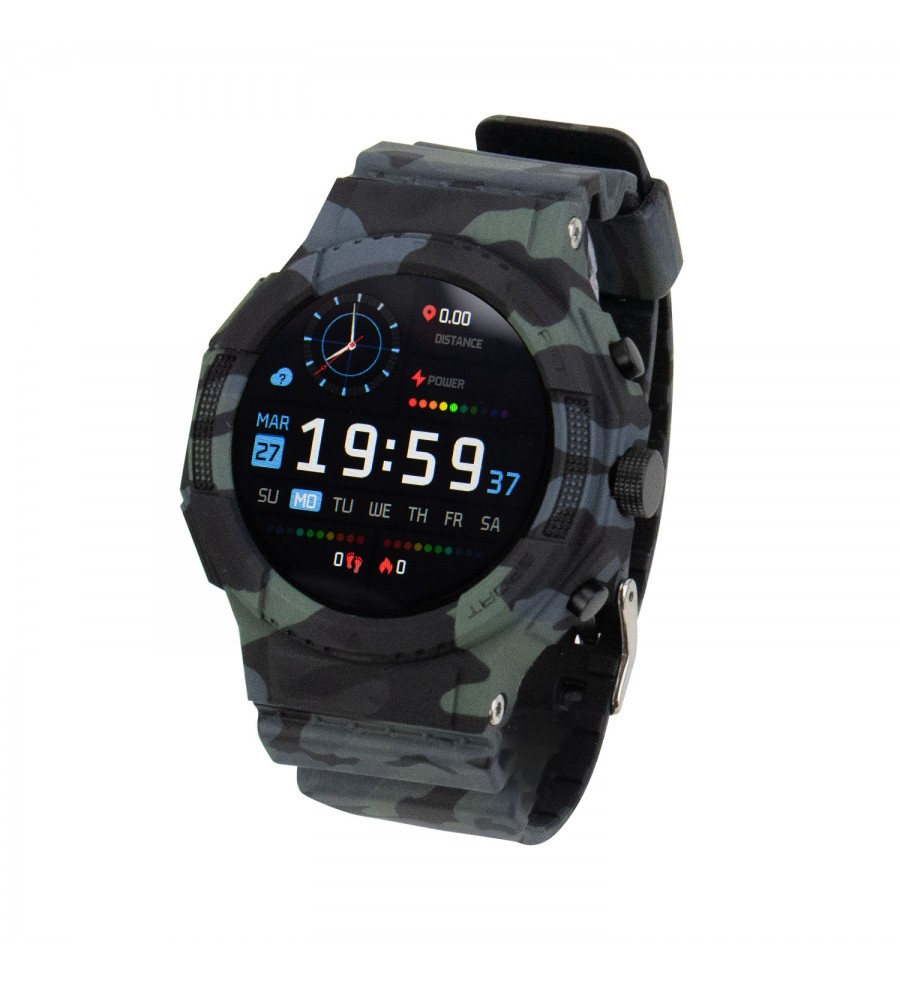 Smartwatch Blulory SV con GPS/Bluetooth/IP68 - Camuflado