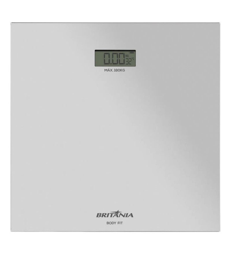 Balanza de Peso Corporal Britania BBL05TQ hasta 180kg/4 Sensores/Pila - Gris