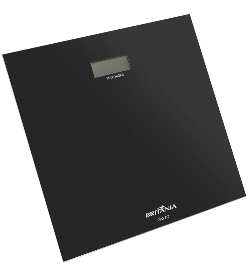 Balanza de Peso Corporal Britania BBL06PQ hasta 180kg/4 Sensores/Pila - Negro