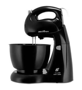 Batidora Britania Perola 550 Turbo 500W/110V/4VEL - Negro