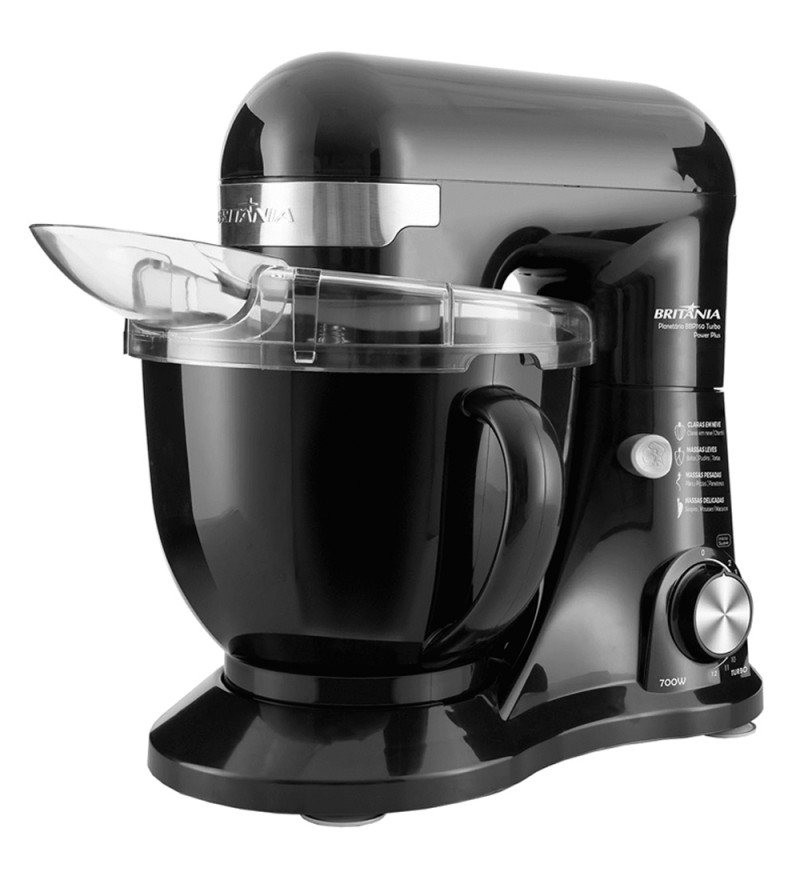 Batidora Britania Planetaria BBP760P con 700W/4.5L/220V - Negro