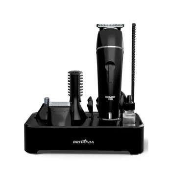 Afeitadora Britania BAP23 Multigroom 11 en 1 Bivolt - Negro