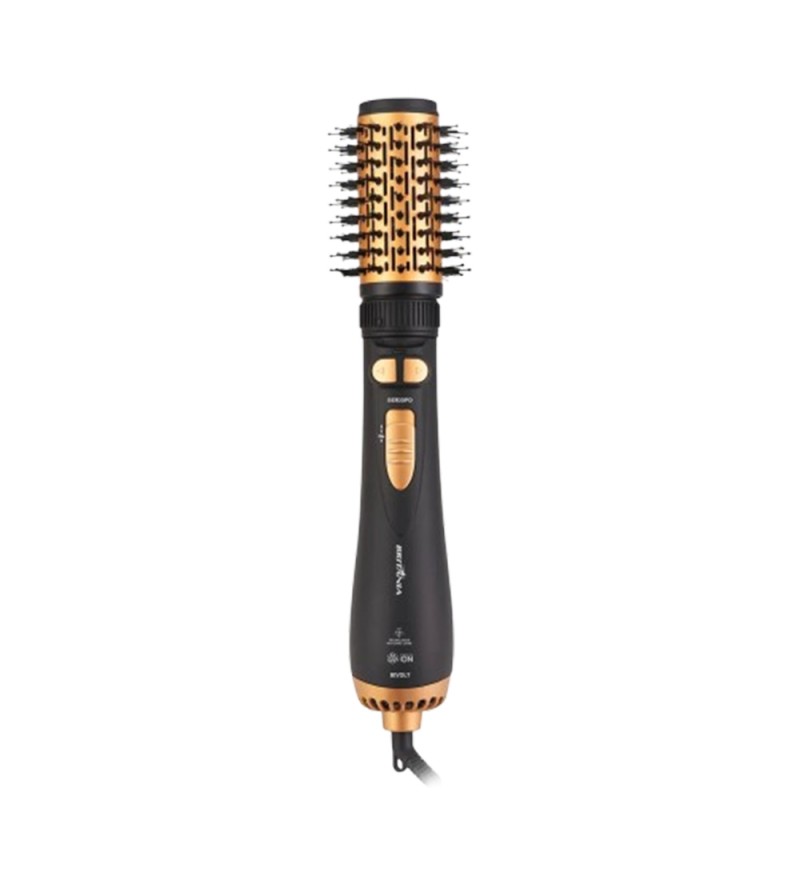 Cepillo Secador Britania BER20PD con 3 Temperaturas y 2Velocidades 1300W/Bilvolt - Black/Gold