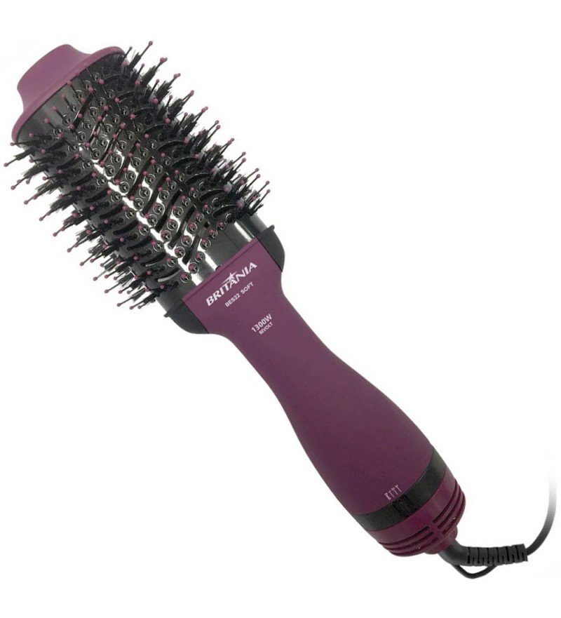 Cepillo Secador Britania BES22 Soft 1300W/Bivolt - Lila