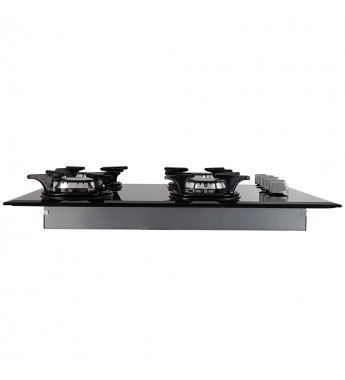 Placa de Cocina Britania BCT4P a Gas/4Hornallas/Bivolt - Negro