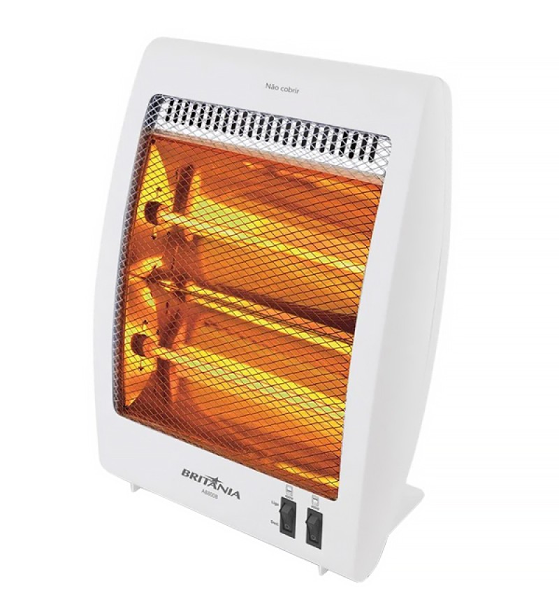 Estufa Electrico Britania AB800B 800W 220v Halógeno - Blanco