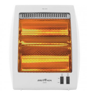 Estufa Electrico Britania AB800B 800W 220v Halógeno - Blanco