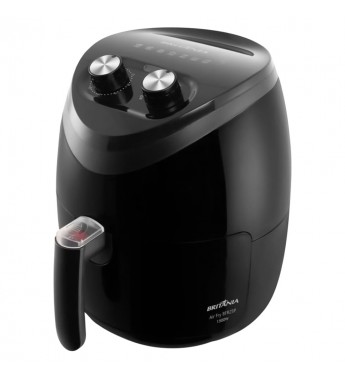 Freidora Eléctrica Britania AirFry BFR25P con 1500W/4L/110V - Negro