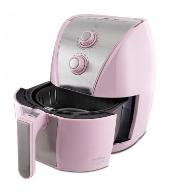 Freidora Eléctrica Britania AirFry BFR40RS Inox con 1500W/5L/220V - Rosa