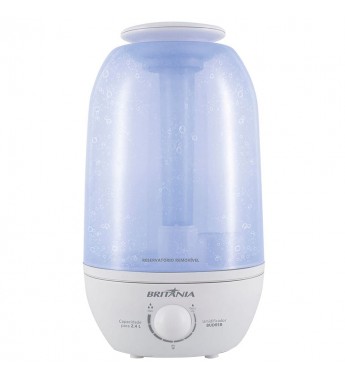 Humidificador de Aire Britania BUD05B de 2.4L/Bivolt - Blanco/Azul