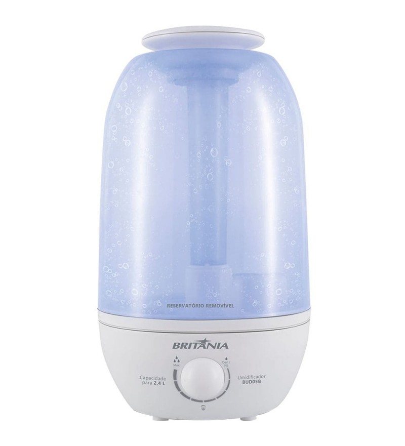 Humidificador de Aire Britania BUD05B de 2.4L/Bivolt - Blanco/Azul