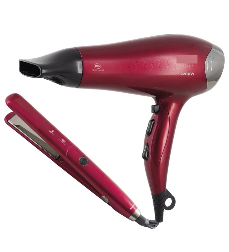 Kit Britania PKT3250 Cherry Secador 2200W + Alisador 220V 50/60HZ