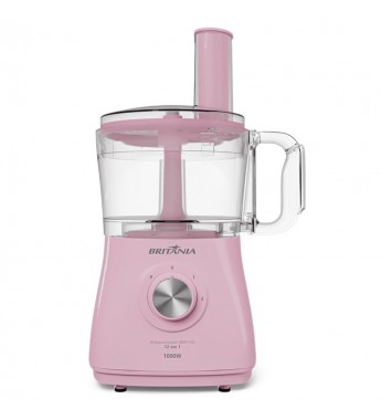 Multiprocesador Britania BMP1100RS 12 en 1 de 1000W/1.25L/220V - Rosa