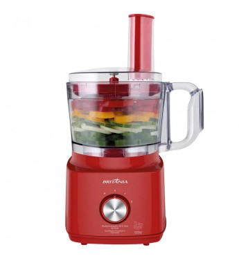 Multiprocesador Britania BMP900 3 en 1 de 900W/1.5L/220V - Rojo