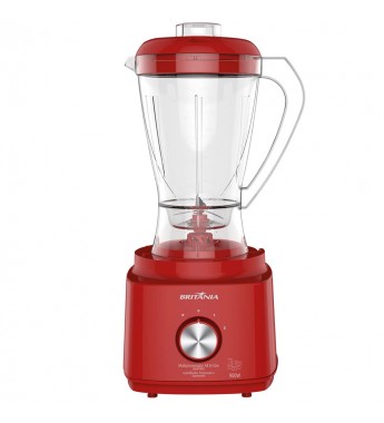 Multiprocesador Britania BMP900 3 en 1 de 900W/1.5L/220V - Rojo