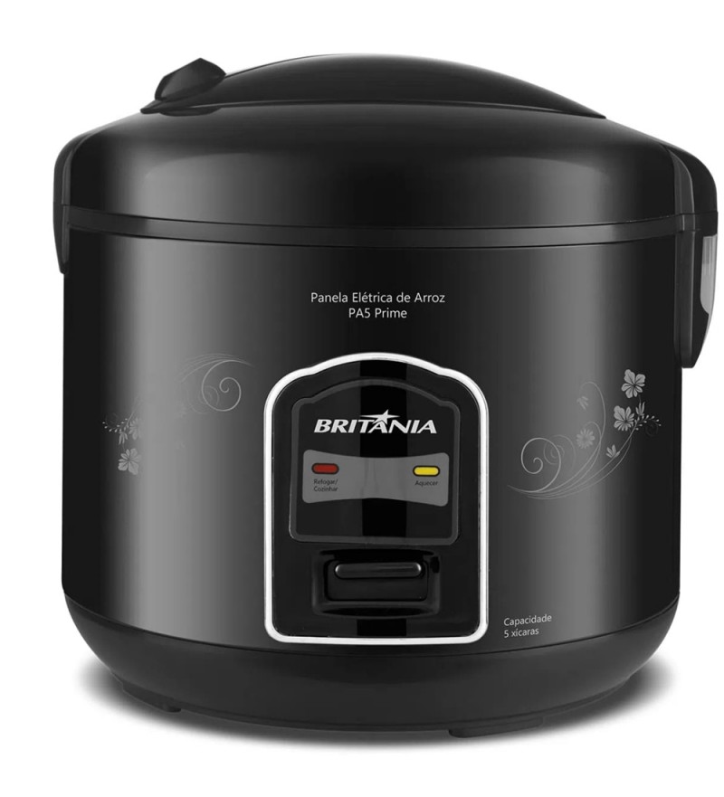 Olla Eléctrica Arrocera Britania PA5 Prime 220v- Black