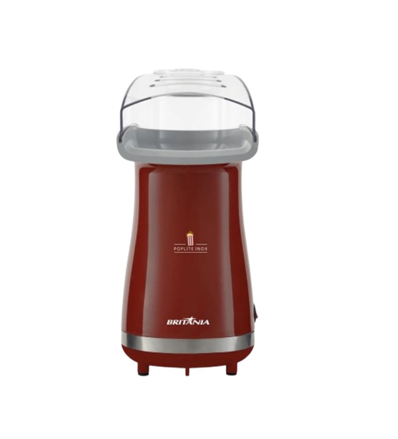 Pipoquera Eléctrica Britania BPIO1VI Poplite Inox 1800W/220V/50/60HZ - Red