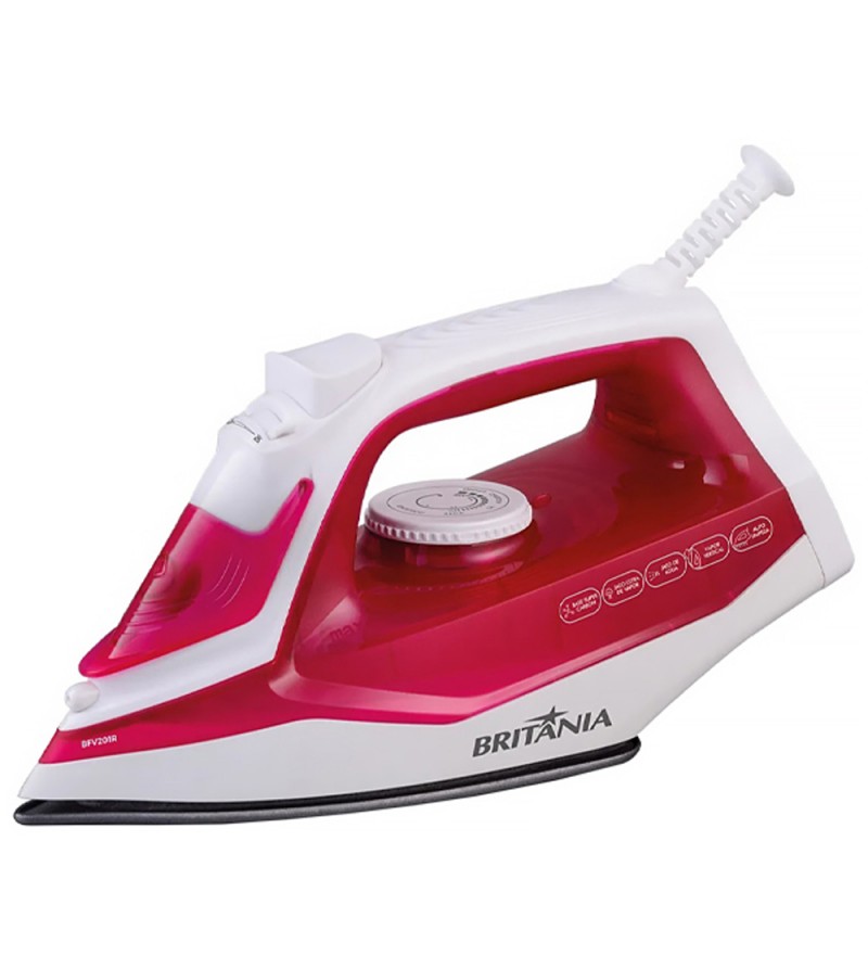 Plancha a Vapor Britania BFV201R con 1250W/245mL/220V - Rojo