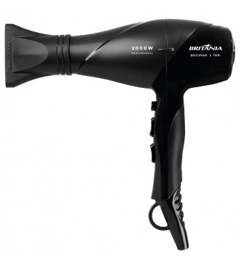 Secador de Cabello Britania BSC2000 3TEMP/2VEL/2000W/110V - Black