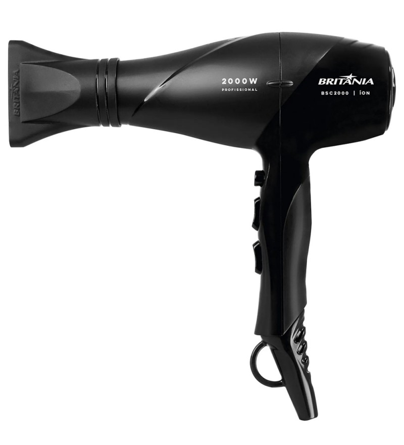 Secador de Cabello Britania BSC2000 3TEMP/2VEL/2000W/110V - Black