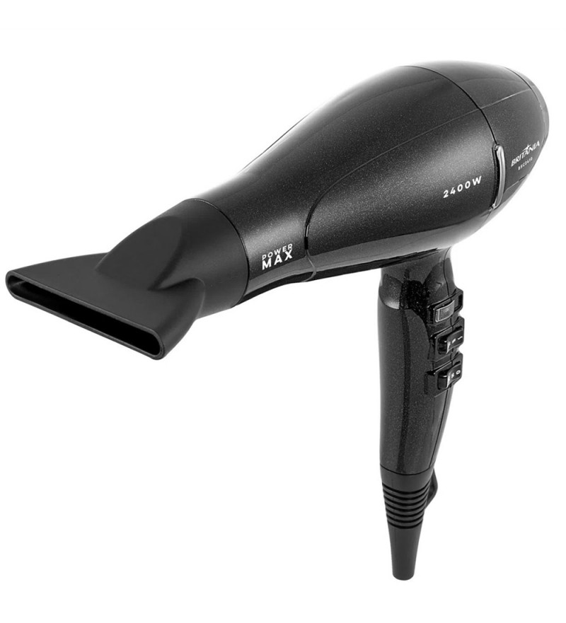 Secador de Cabello Britania BSC2410 Power Max con 2400W/220V - Negro