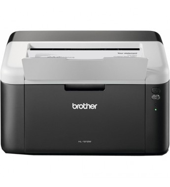 Impresora Brother HL-1212W con Wi-Fi/USB/220V - Blanco/Negro
