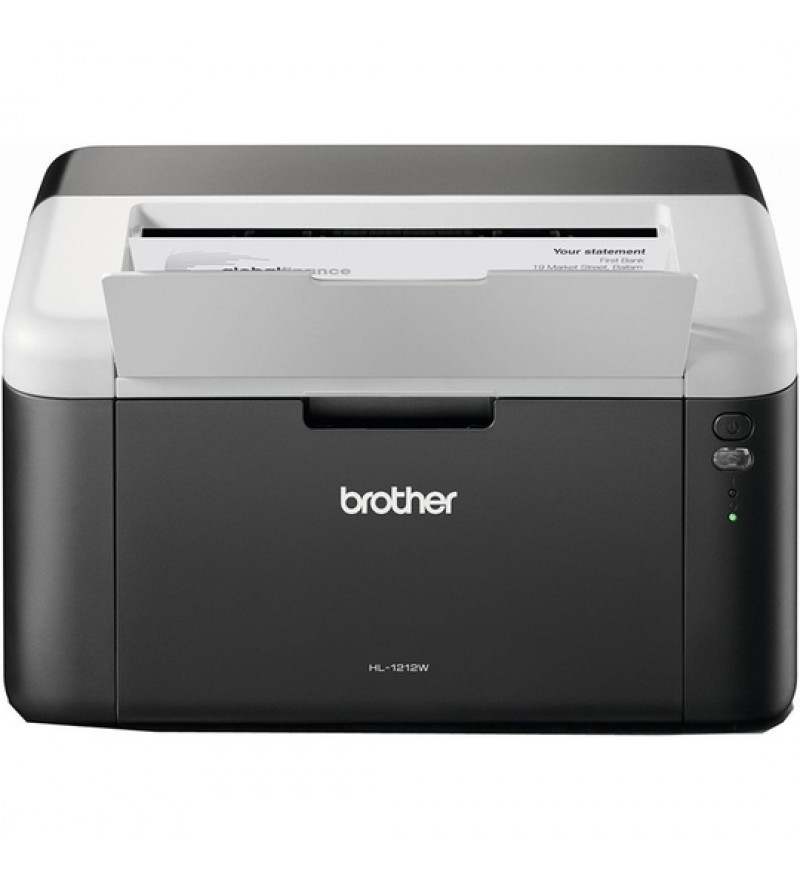 Impresora Brother HL-1212W con Wi-Fi/USB/220V - Blanco/Negro