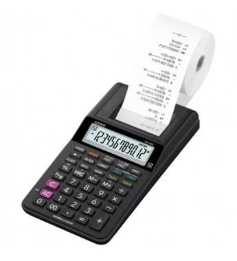 Calculadora Casio HR-8RC con Bobina - Negro
