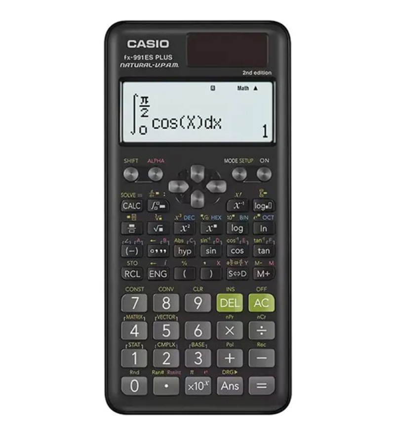  Calculadora Científica Casio FX-991ES Plus 2nd Edition - Negro