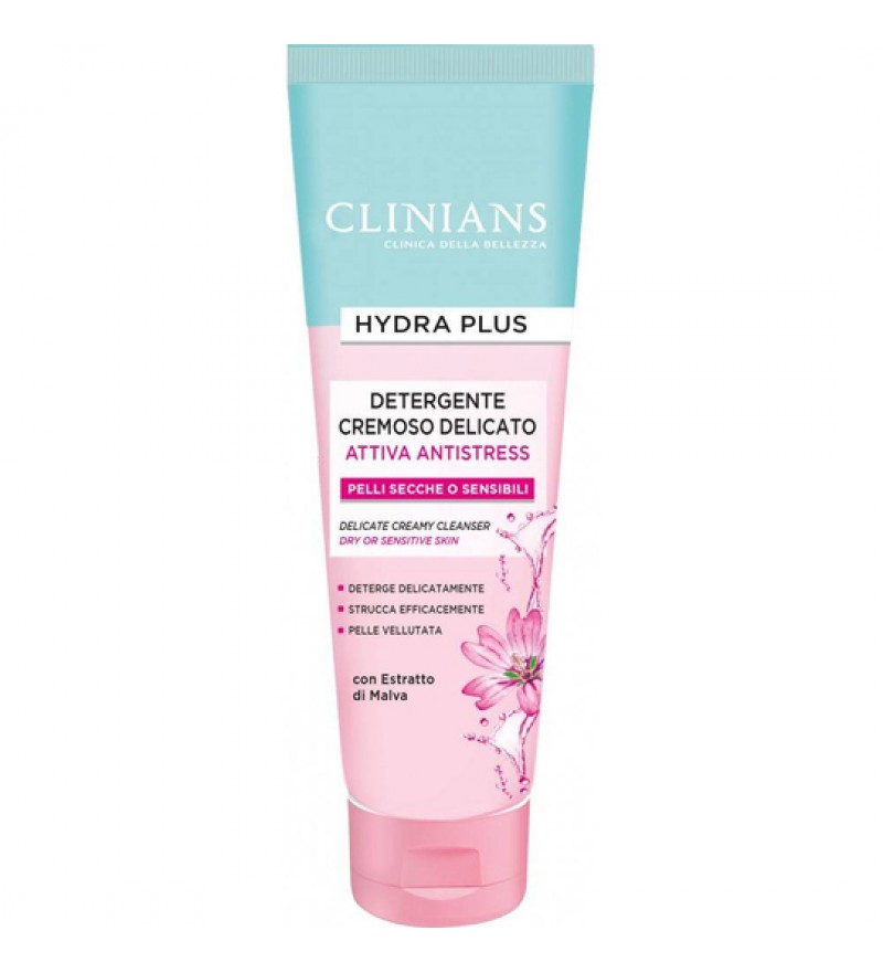 Crema Limpiador Clinians Hydra Plus Attiva Antistress Pelli Secche e Sensibili - 150mL