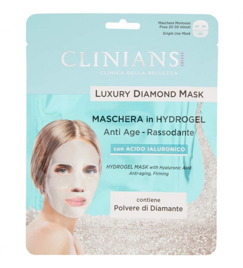 Mascarilla Facial Clinians Luxury Diamond Mask Anti Age Rassodante Acido Hialuronico - 24g