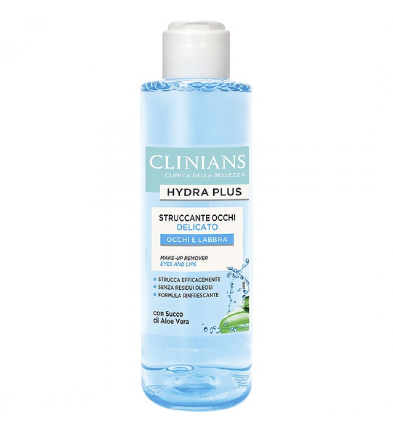 Desmaquillante Clinians Hydra Plus Struccante Occhi Delicato Occhi e Labbra - 150mL