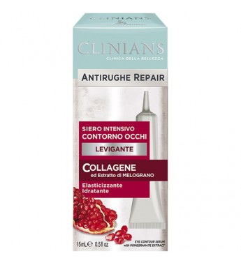Serum Intensivo Clinians Antirughe Repair Contorno Occhi Levigante Collagene ed Estratto di Melograno - 15mL