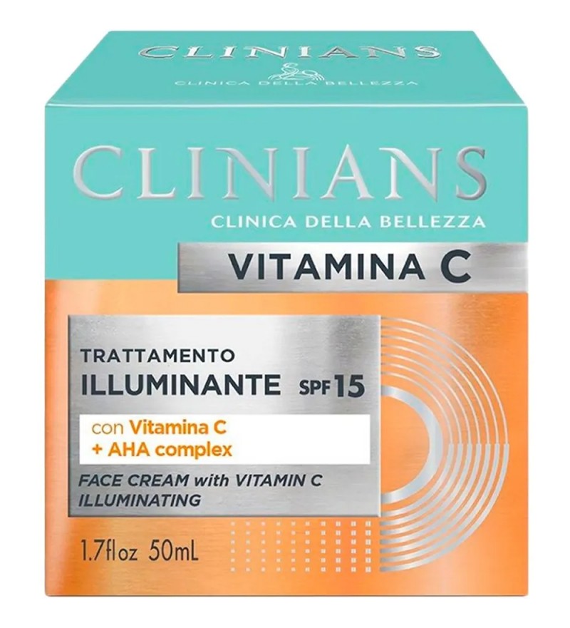 Crema Facial Clinians Vitamina C + Aha Complex SPF15 - 50mL