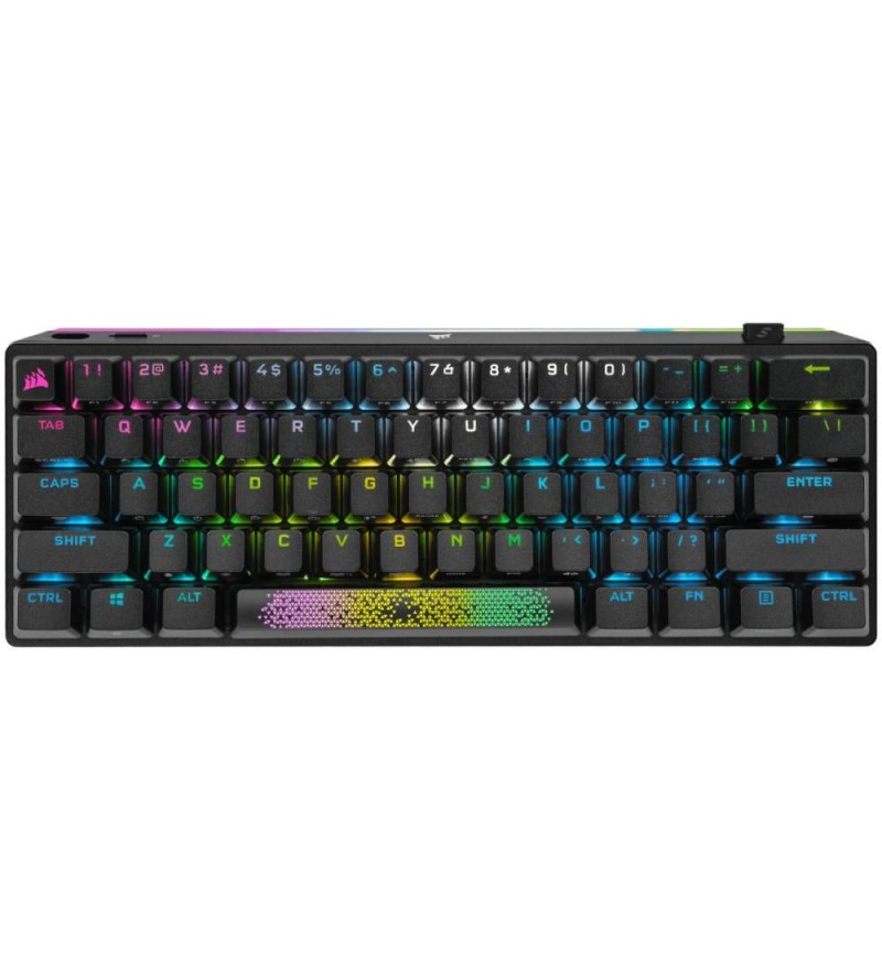 Teclado Gamer Corsair K70 Pro Mini Wireless CH-9189014-NA RGB/60%/Mecánico (Inglés) - Negro