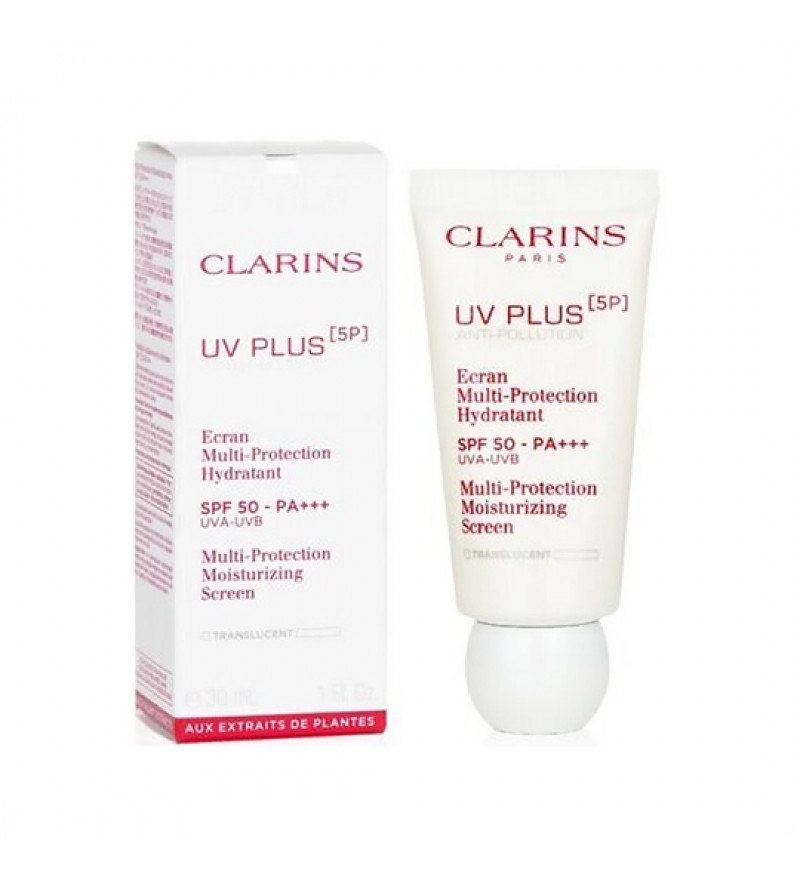 Protector Solar Facial Clarins Uv-Plus 5P Anti-pollution SPF50 - 30mL