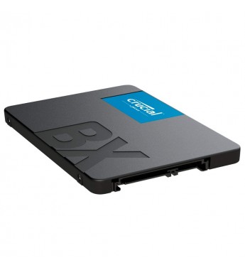 SSD 2.5" Crucial BX500 CT500BX500SSD1 de 500GB hasta 550MB/s de Lectura - Negro