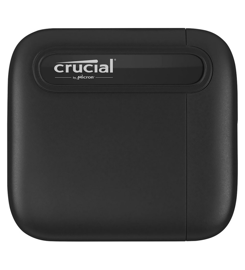 SSD Portátil Crucial X6 CT1000X6SSD9 de 1TB hasta 800 MB/s de Lectura - Negro 