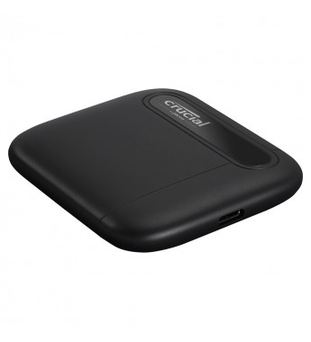 SSD Portátil Crucial X6 CT1000X6SSD9 de 1TB hasta 800 MB/s de Lectura - Negro 