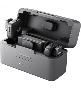 Micrófono Digital Dji Mini (2TX + 1 TX + Charging Case) - Infinity Black