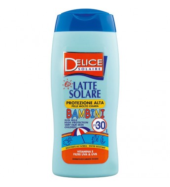 Protector Solar Delice Solaire Latte Protezione Alta Bambini FP30 - 250mL