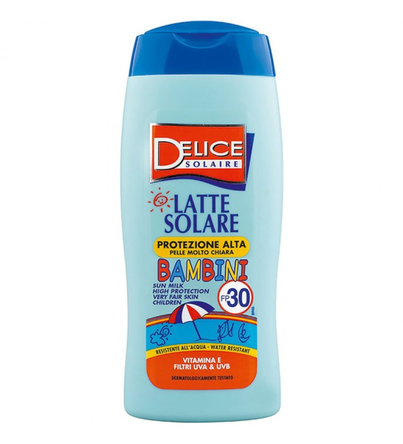 Protector Solar Delice Solaire Latte Protezione Alta Bambini FP30 - 250mL