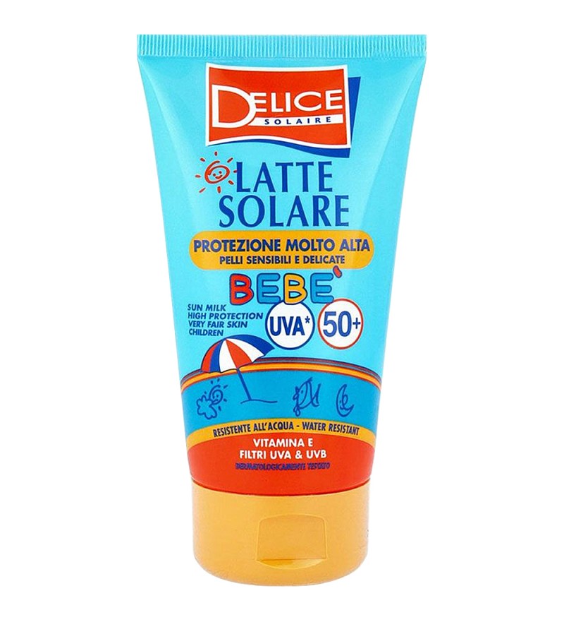 Protector Solar Delice Solaire Latte Protezione Molto Alta Bebé FP50+ - 100mL