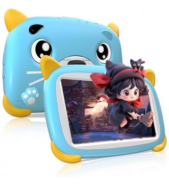 Tablet Doogee U7 Kids de 7" Wi-Fi 2/32GB 2MP/0.3MP/Android - Bubblegum Blue