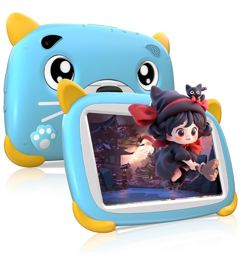 Tablet Doogee U7 Kids de 7" Wi-Fi 2/32GB 2MP/0.3MP/Android - Bubblegum Blue