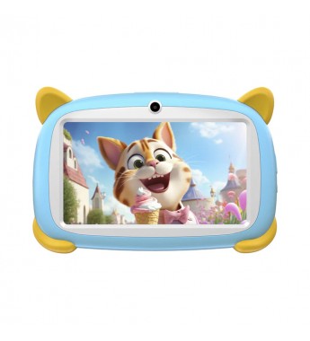 Tablet Doogee U7 Kids de 7" Wi-Fi 2/32GB 2MP/0.3MP/Android - Bubblegum Blue