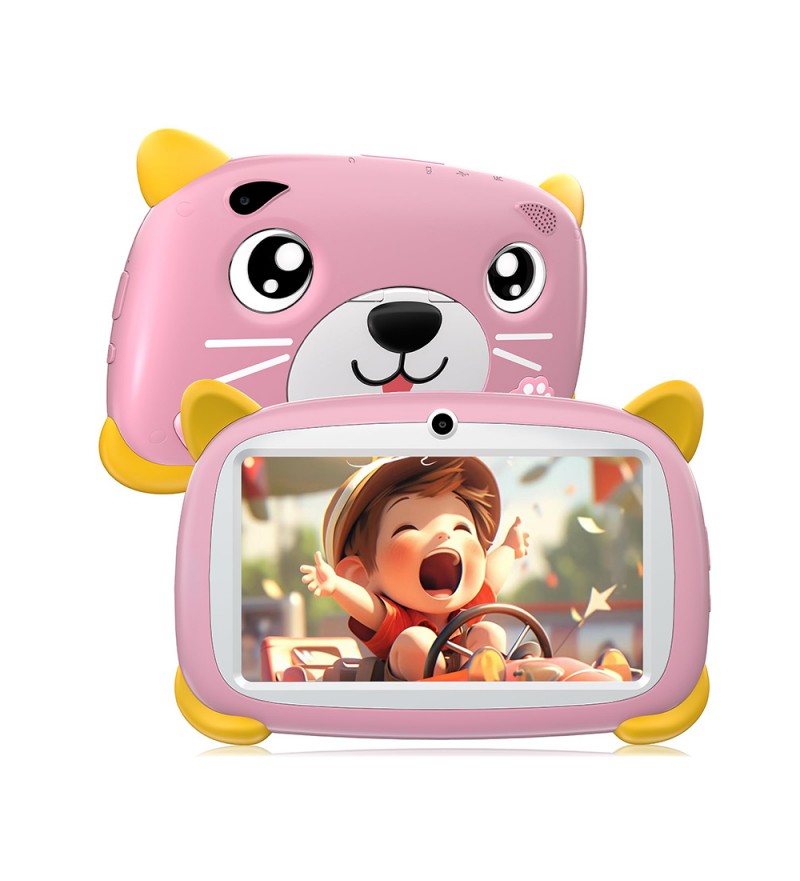 Tablet Doogee U7 Kids de 7" Wi-Fi 2/32GB 2MP/0.3MP/Android - Cotton Candy Pink