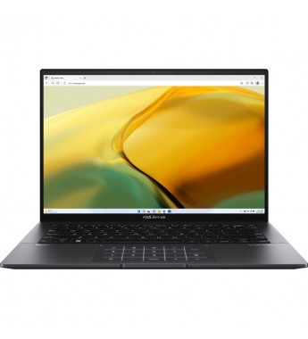 Notebook Asus ZenBook UM3402YA-WS51T AMD Ryzen 5-7530U 14" 8GB de RAM/256GB SSD/W11 - Black